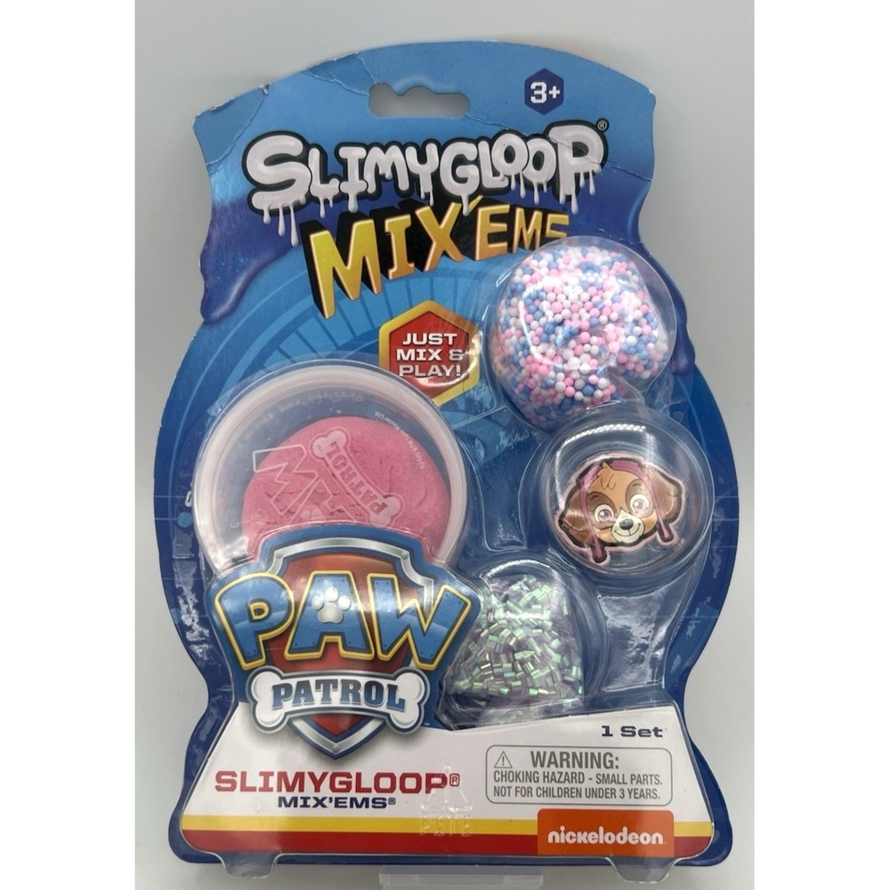 Nickelodeon Paw Patrol Skye Slimy Gloop Mix Ems Scented Cloud New